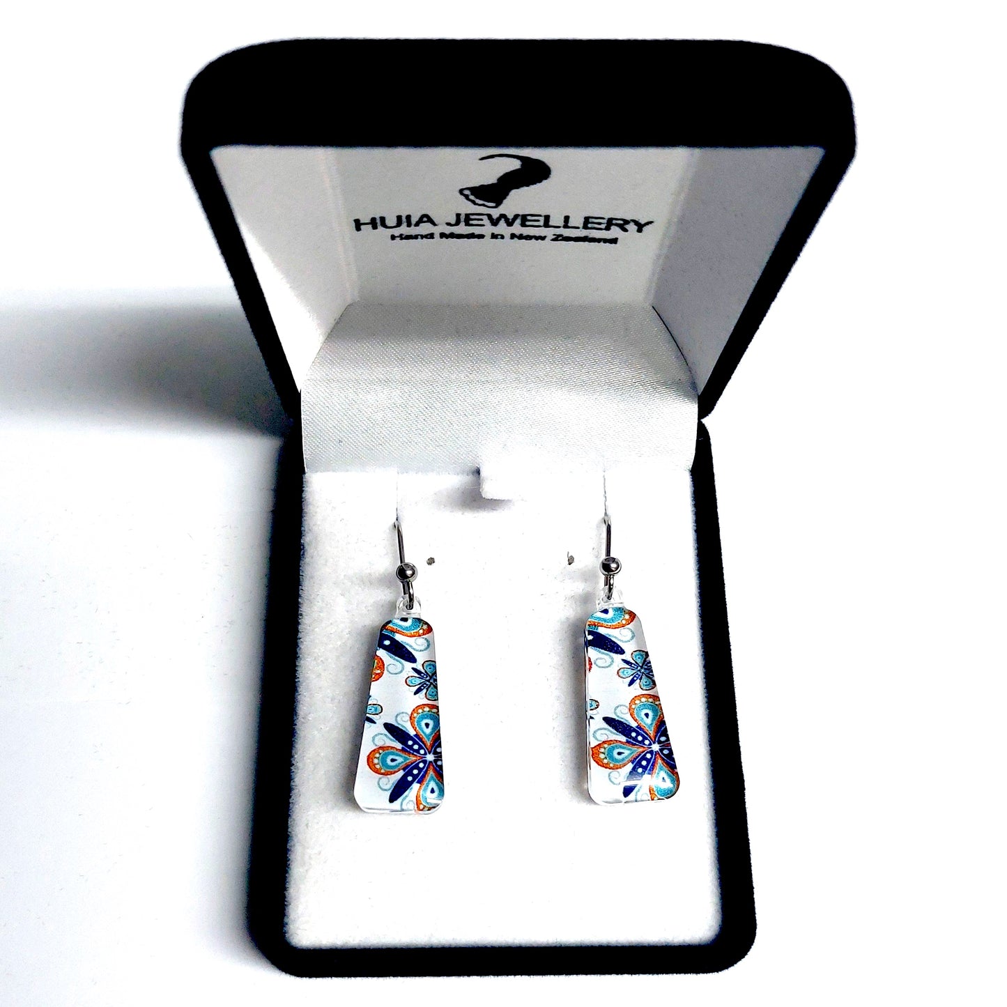 Orange Ornament Earrings