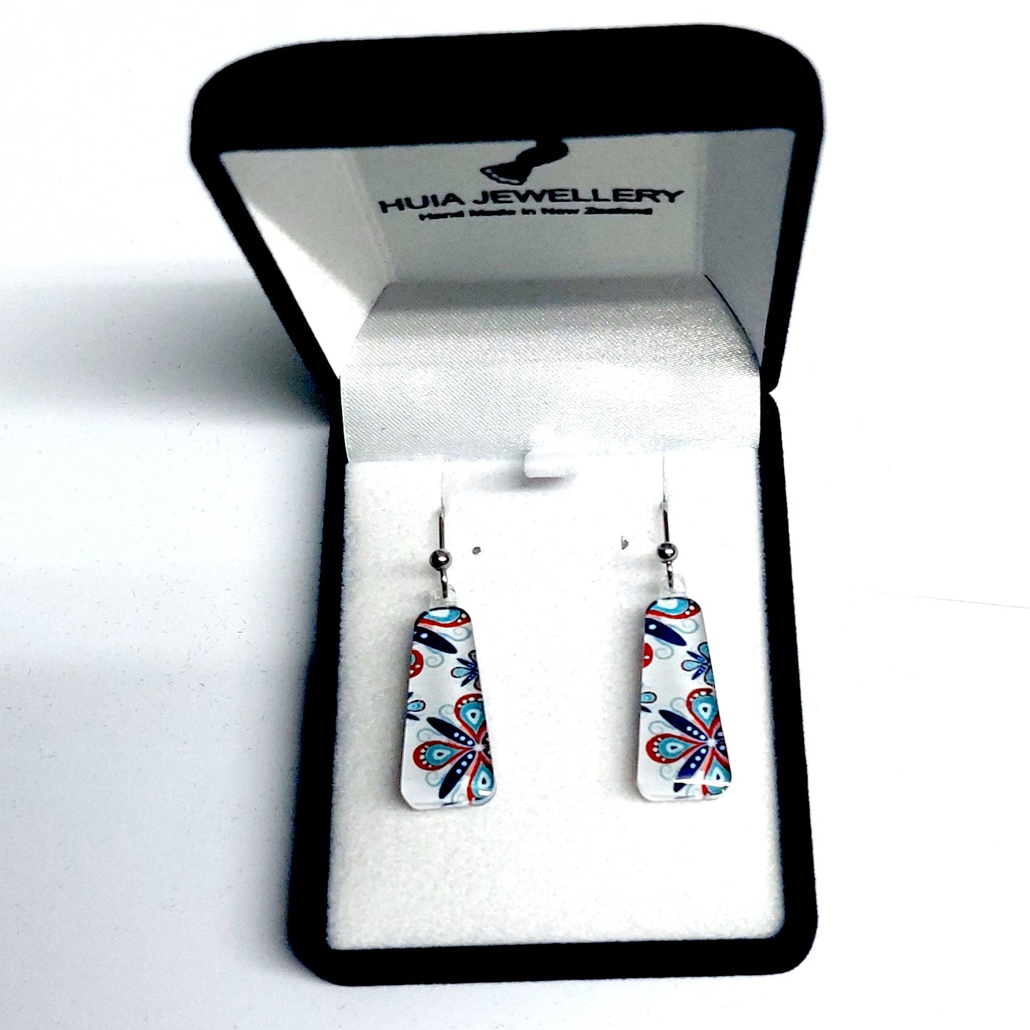 Red Ornament Earrings