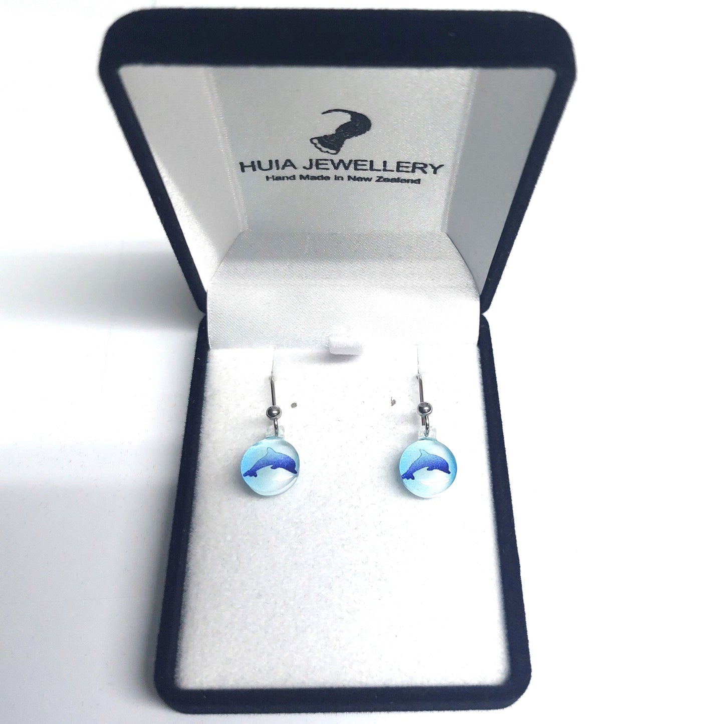 Blue Dolphin Earrings