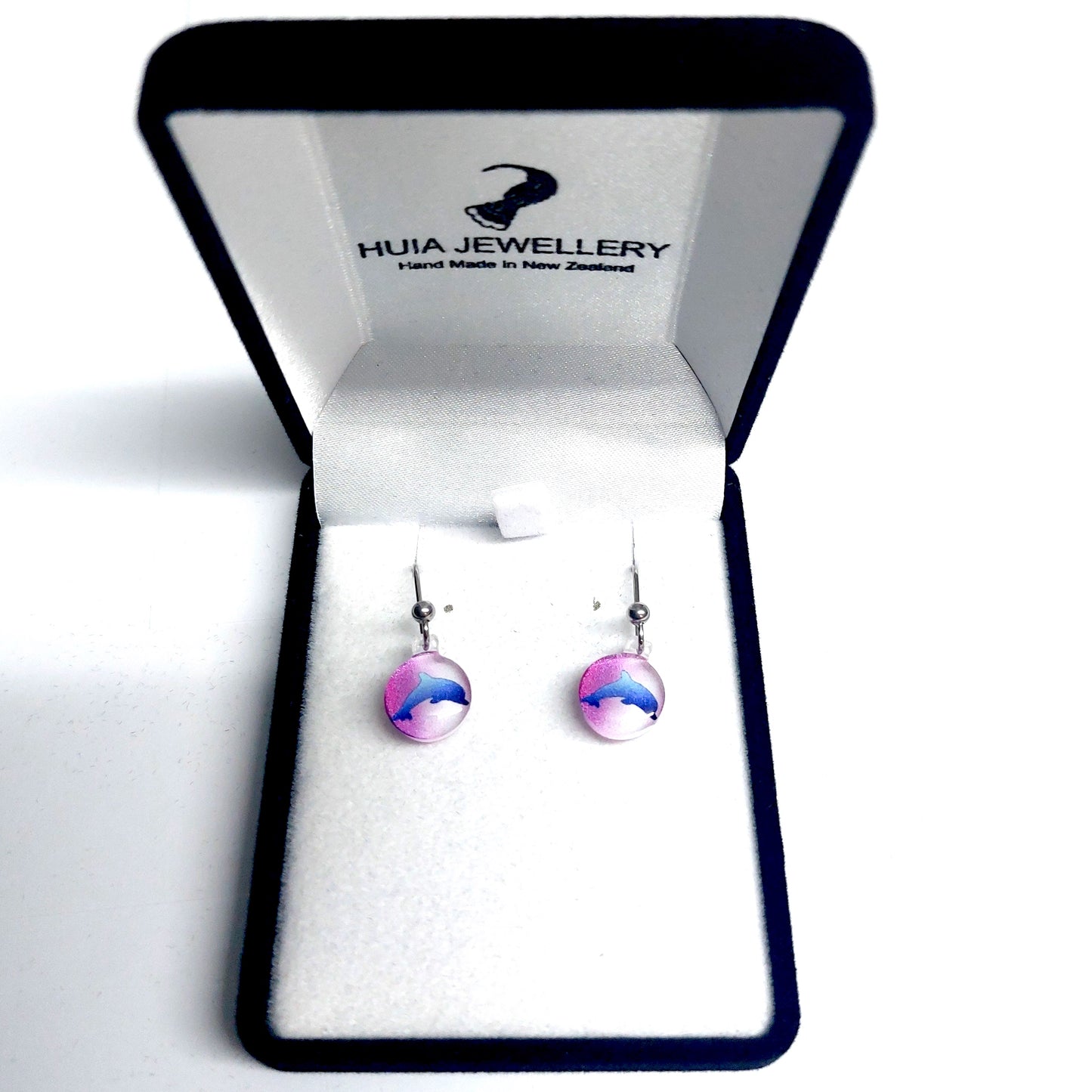 Pink Dolphin Earrings