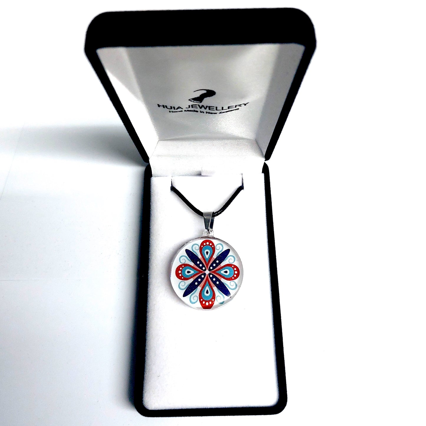 White Round Ornament Pendant