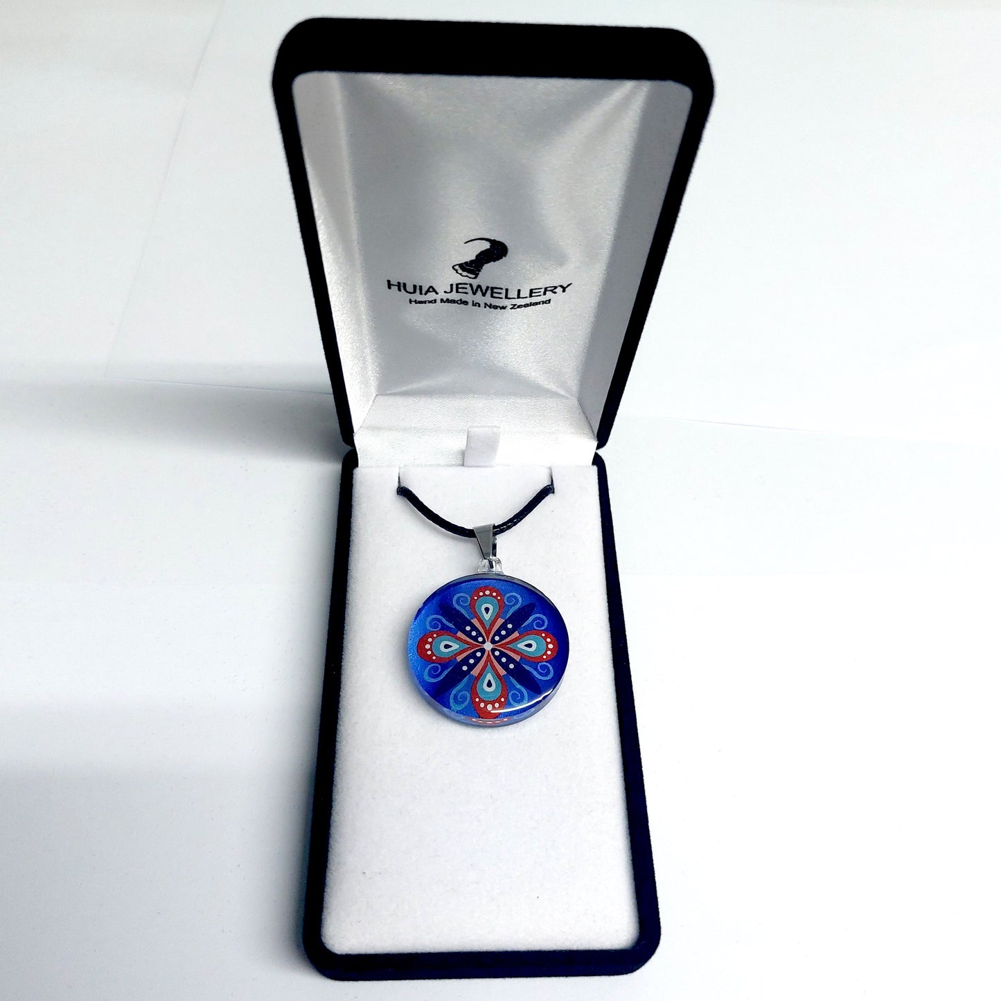 Blue Round Ornament Pendant