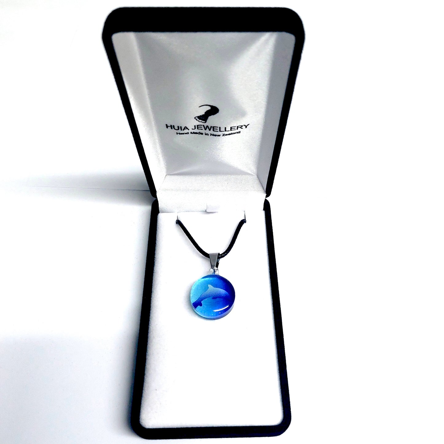 Dark Blue Dolphin Pendant