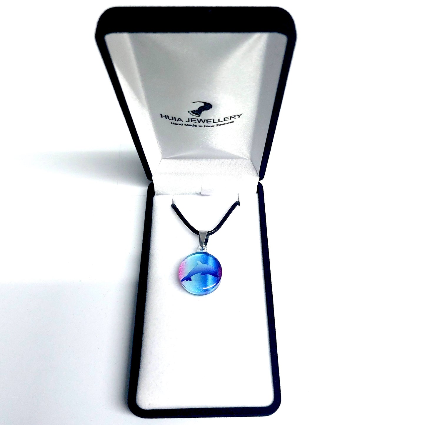 Pink-Blue Dolphin Pendant