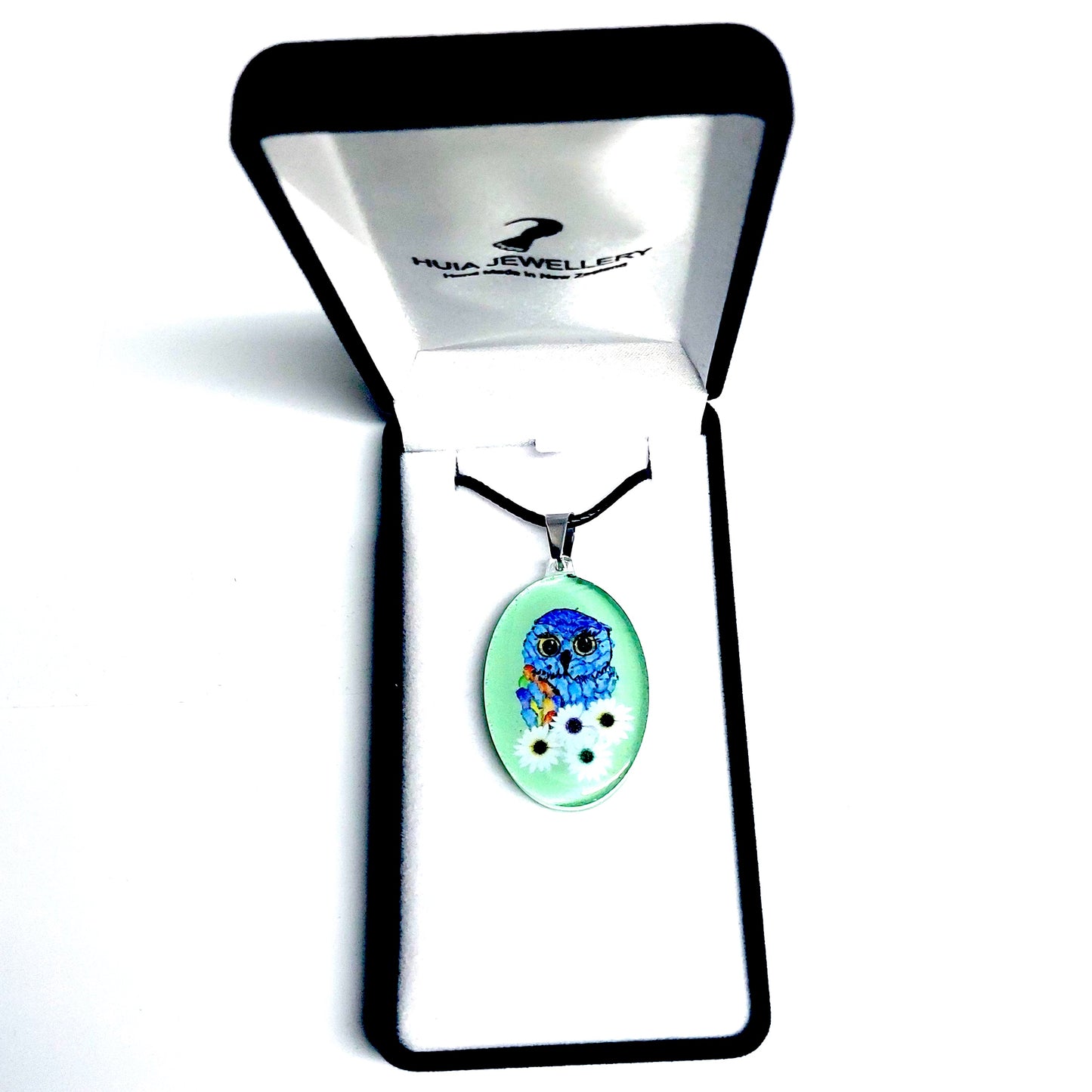 Green Owl Pendant