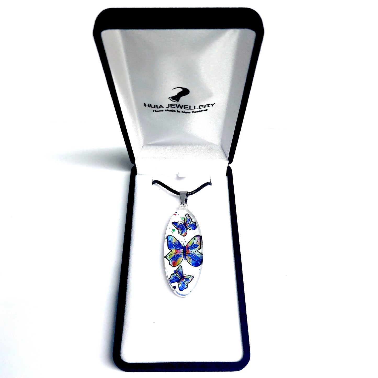 Oval Butterfly Pendant