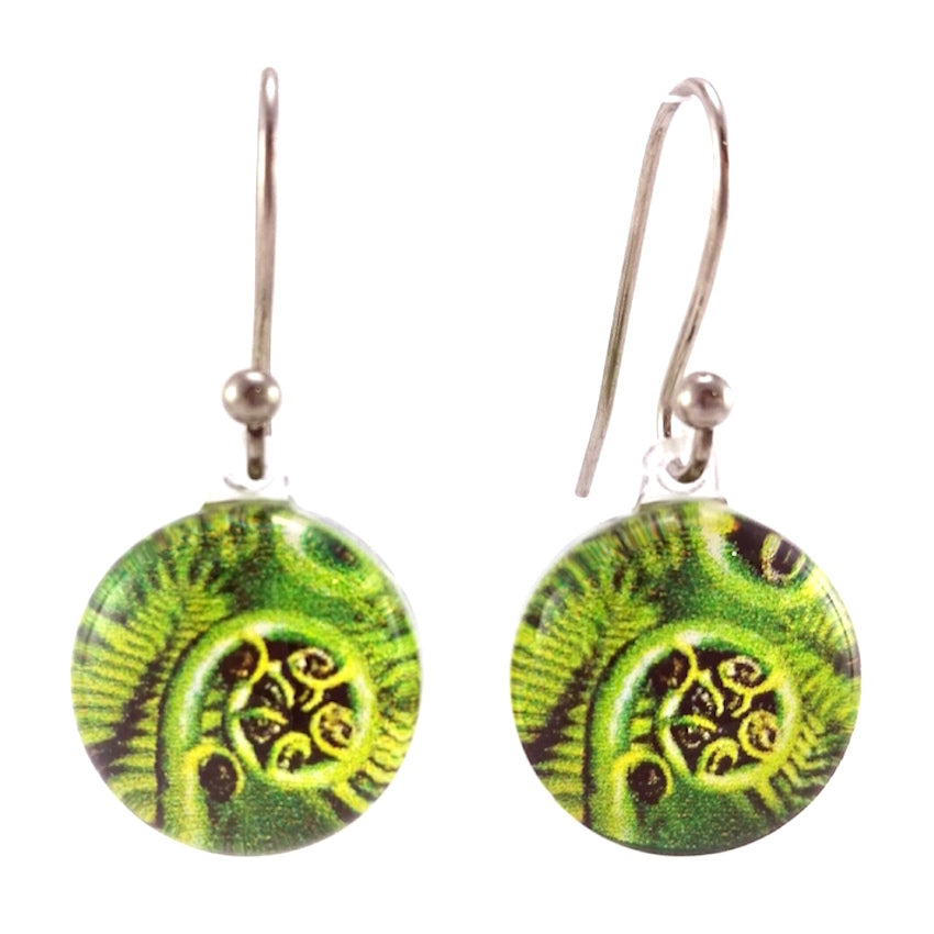 Koru Fern Pendant & Earring Set