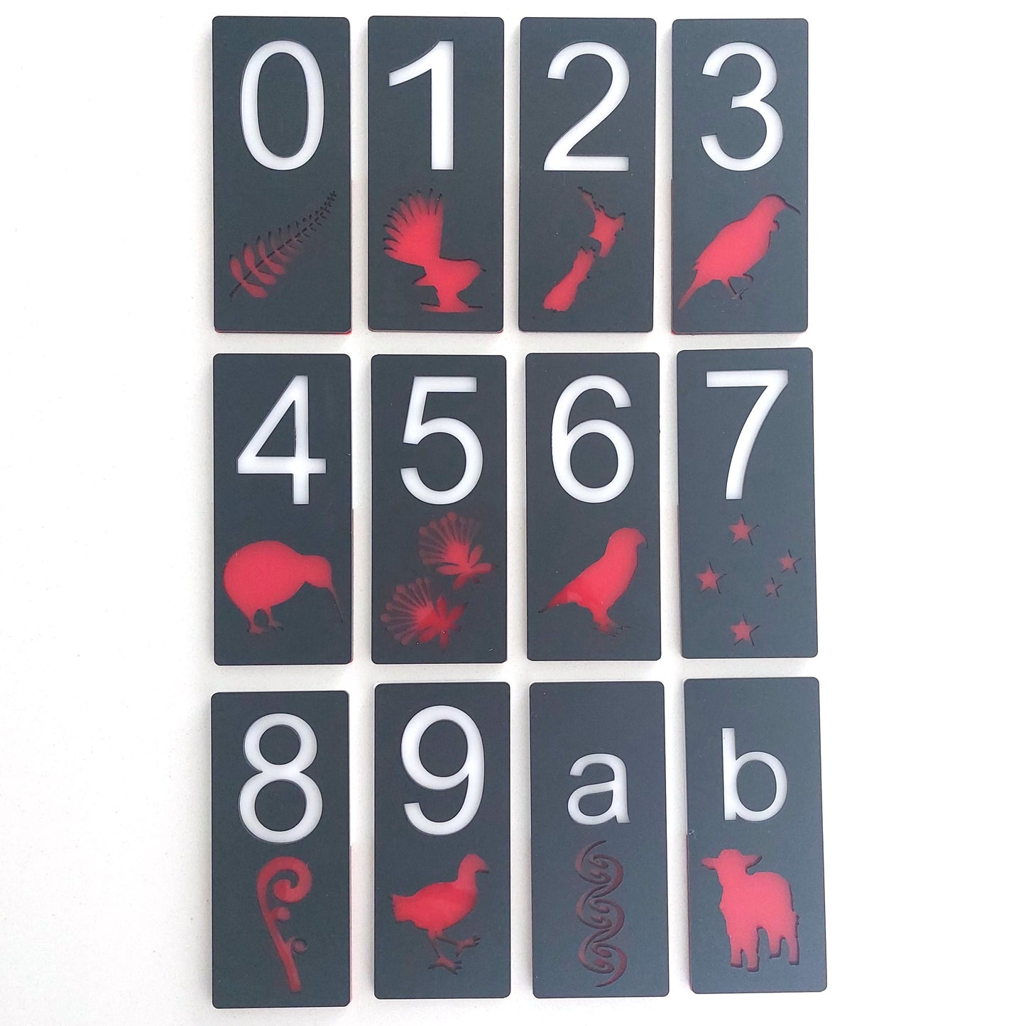 House / Letter Box Numbers - NZ Themes