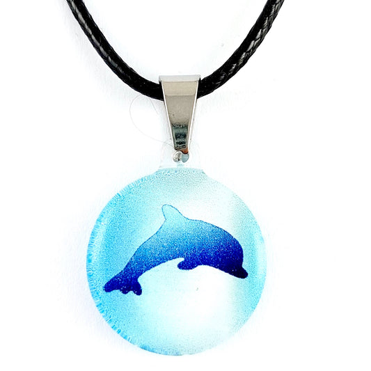 Blue Dolphin Pendant