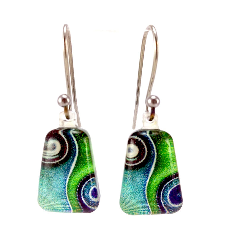 Turquoise Two Waves Earrings