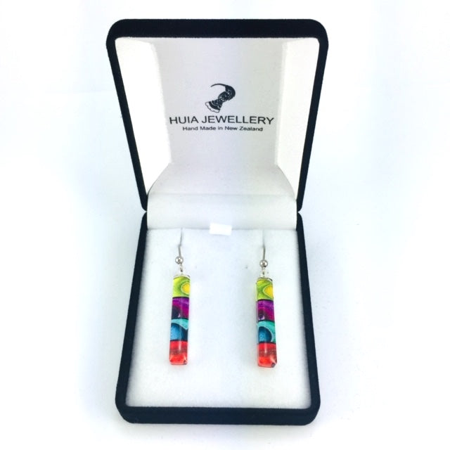 Long Rainbow Earrings