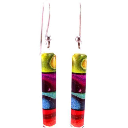 Long Rainbow Earrings