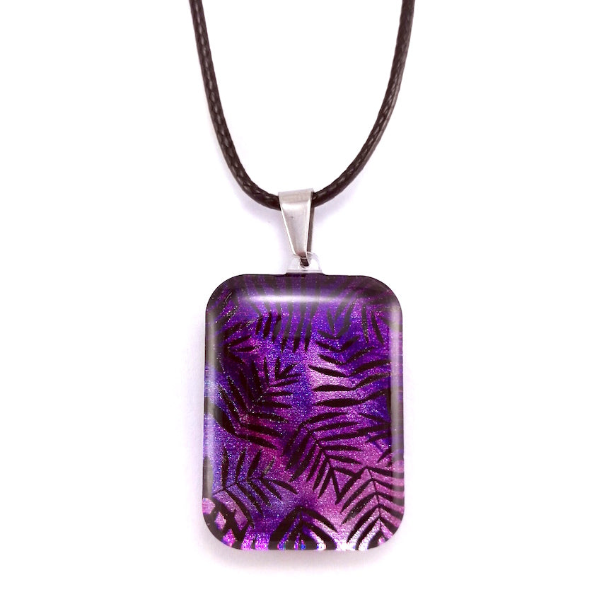 Purple Fern Pendant