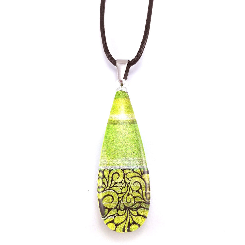 Green Lace Pendant